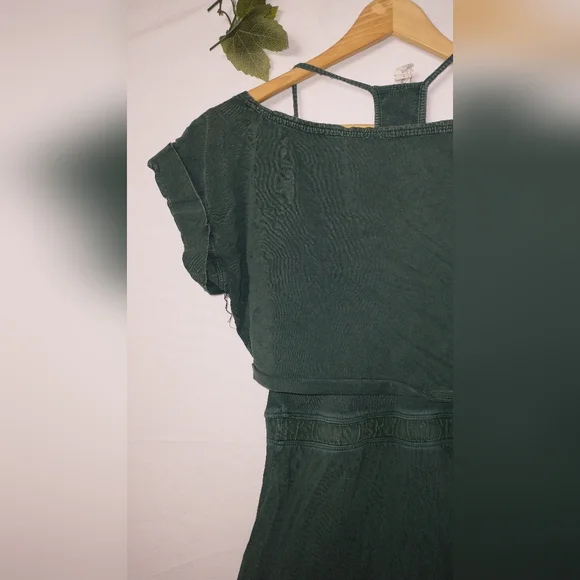 Anthropologie Daily Practice 2 Piece Elegant Green Women's Dress Small - Picture 8 of 10